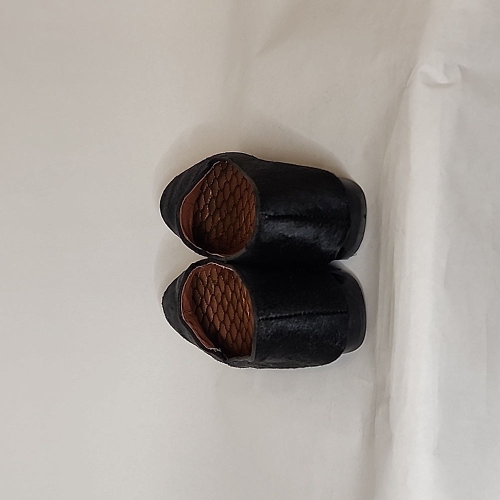 Sam Edelman Alvin Black Goathair/ Horsehair Smoking Loafers Flats - Picture 3 of 4